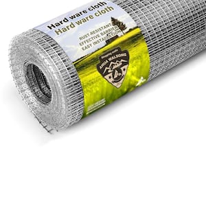 16 in. x 20 ft. 23-GA 1/4-Galvanized Wire Mesh Roll, Chicken Wire Fence for Pens, Coops, Rabbit, Snake Fences