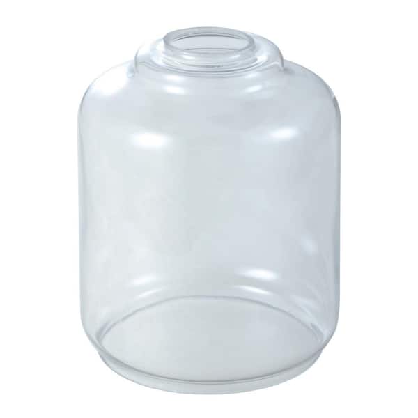 6.75 in. Clear Glass Cylindrical Pendant Shade with 1.69in. Neckless Fitter