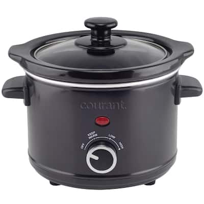 Highland 3.5-Quart Stainless Steel Oval 3-Vessel Slow Cooker in