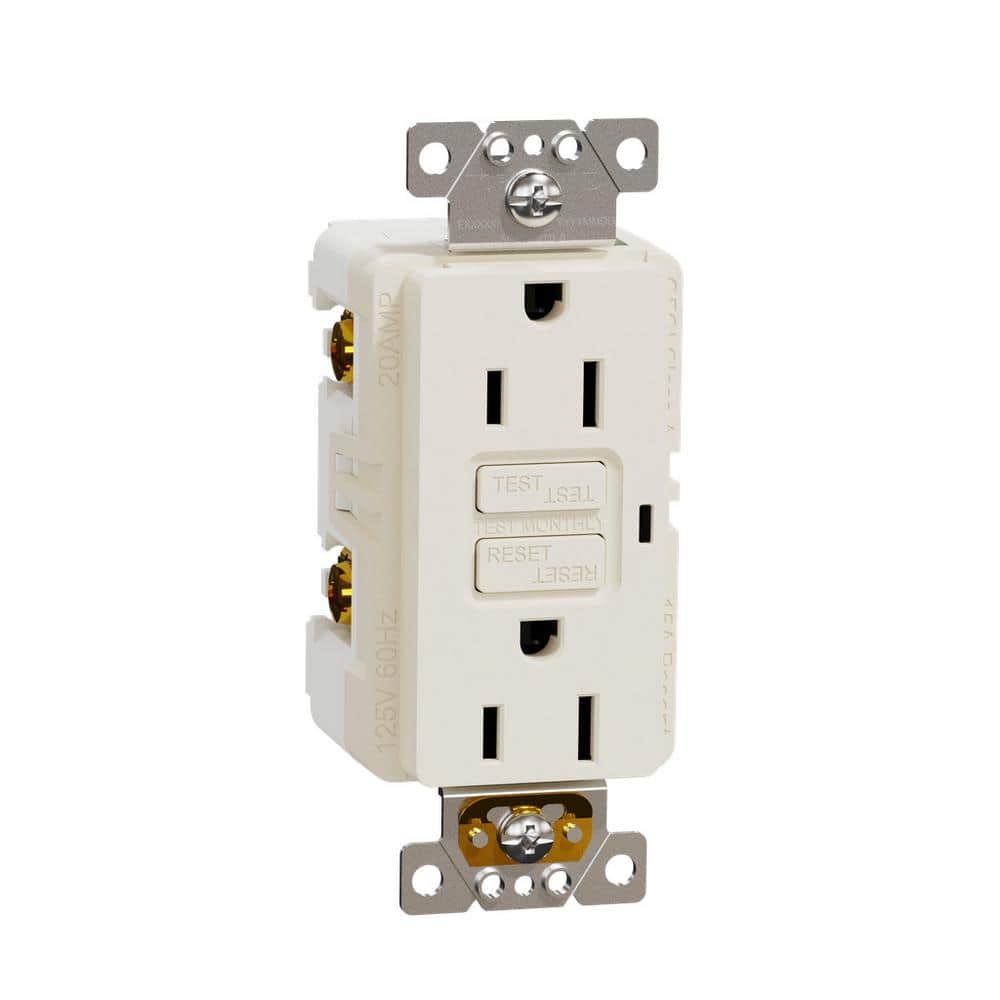 X Series 15 Amp 125V Tamper Resistant Indoor GFCI Duplex Outlet Decorator Receptacle Back Wire Clamps Matte Light Almond price history on PriceWatchPro