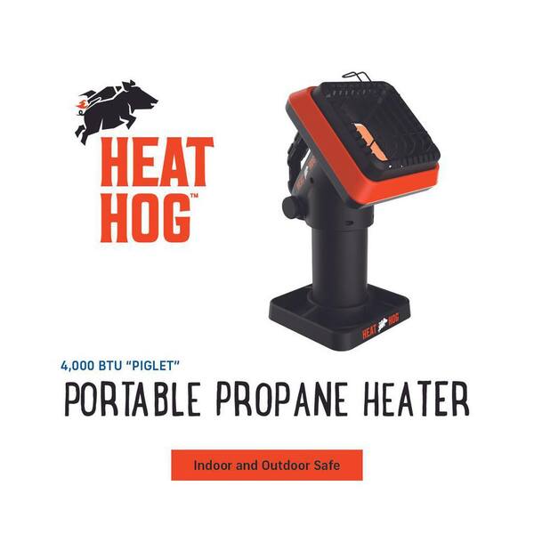 HEAT HOG 4,000 BTU Radiant Propane Portable Space Heater HH-04SLN-A - The  Home Depot