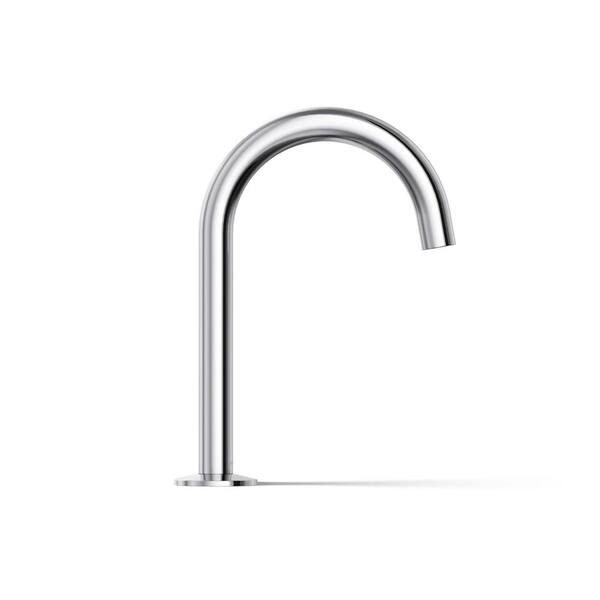 KOHLER Components 24 in. W x 6.38 in. H x 8.81 in. D Metal Rectangular Hotelier Shelf in Polished Chrome