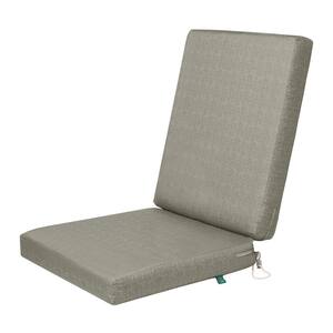 Weekend 44 in. W x 20 in. D x 3 in. Thick Outdoor Dining Chair Cushions in Moon Rock