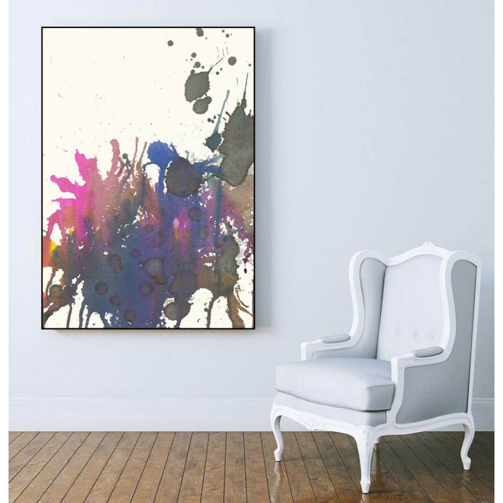 30 in. x 40 in. Exuberant Splotch by Jodi Fuchs Framed Wall Art