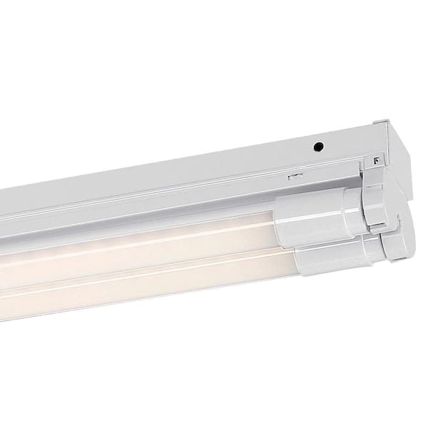 EnviroLite 4 ft. White LED MV Surface Mount Strip Light with Two T8 LED 4000K Tubes (24-Pack)