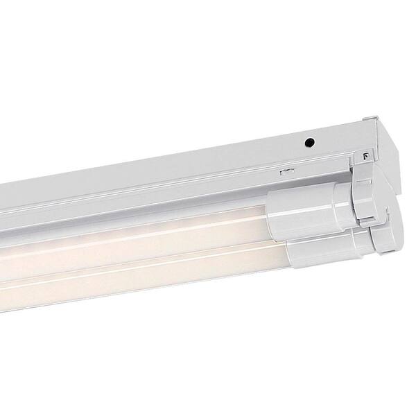 EnviroLite 4 ft. White LED MV Surface Mount Strip Light with Two T8 LED 5000K Tubes (24-Pack)