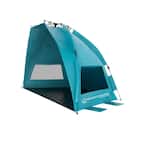 Turquoise Pop Up Beach Tent Sun Shelter with Carry Bag