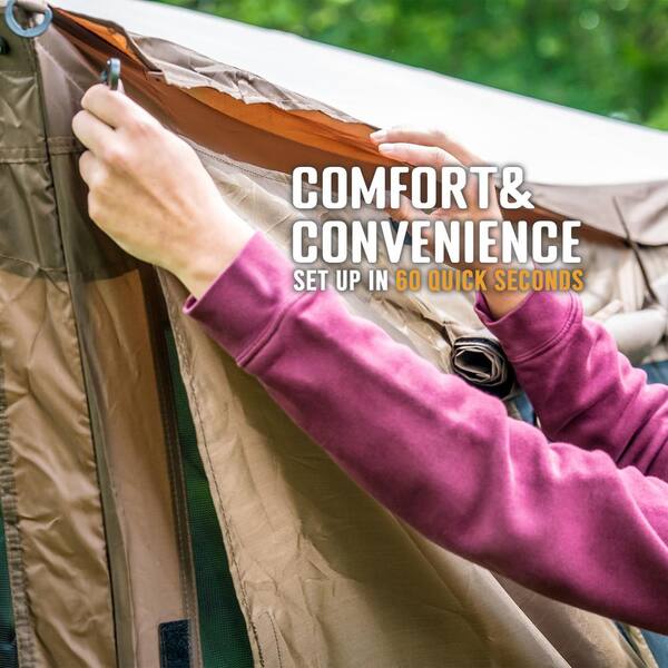 Clam Quick Set Escape Portable Outdoor Gazebo Canopy with Clam Quick Set Escape Portable Outdoor Gazebo Canopy with