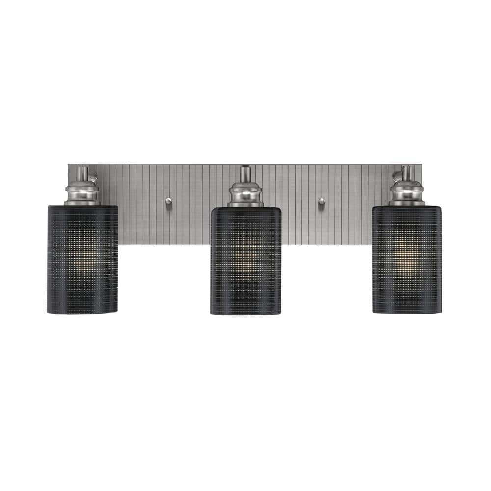 Albany 22.5 in. 3-Light Brushed Nickel Vanity Light