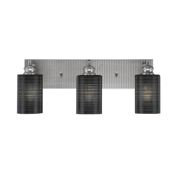 Unbranded Albany 22.5 in. 3-Light Brushed Nickel Vanity Light