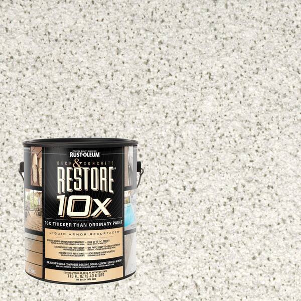 Rust-Oleum Restore 1-gal. White Deck and Concrete 10X Resurfacer