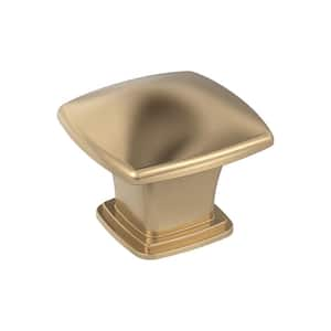 Garfield 1-3/16 in. Traditional Champagne Bronze Square Cabinet Knob