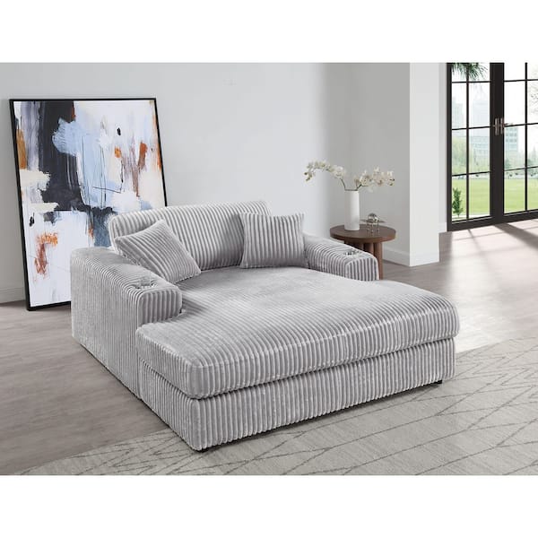Acme Furniture Hilde Beige Velvet Velvet No Additional