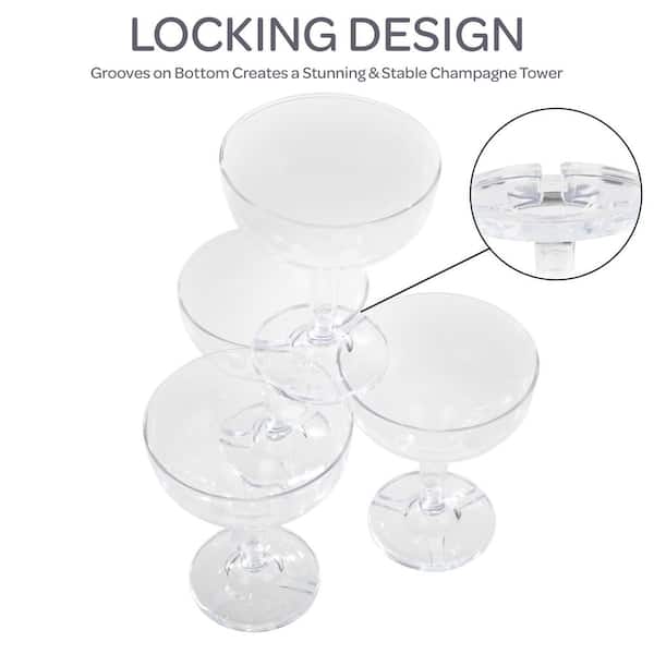 Plastic champagne flutes with lids new arrivals