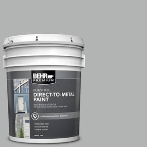 5 gal. #PPU26-08 Silverstone Eggshell Direct to Metal Interior/Exterior Paint