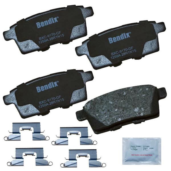 Bendix Premium Copper Free Disc Brake Pad Set 2007-2010 Lincoln MKX