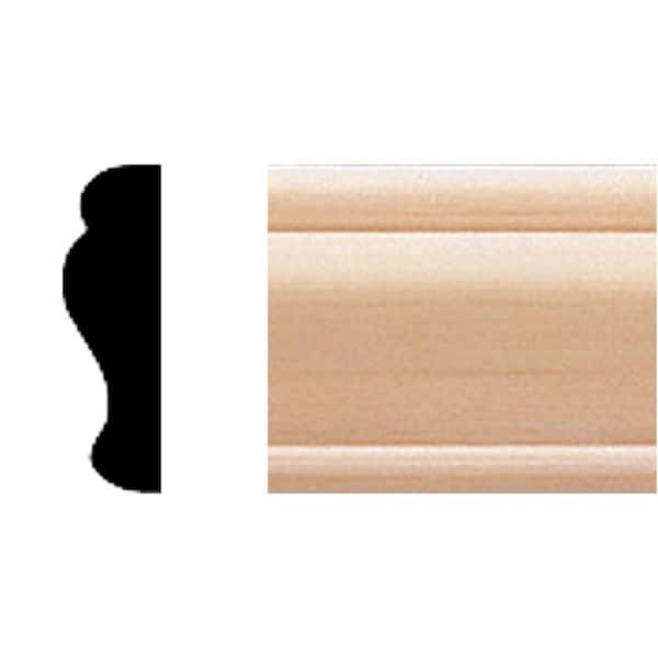 HOUSE OF FARA 3/8 in. x 1-1/4 in. x 8 ft. Basswood Panel Moulding