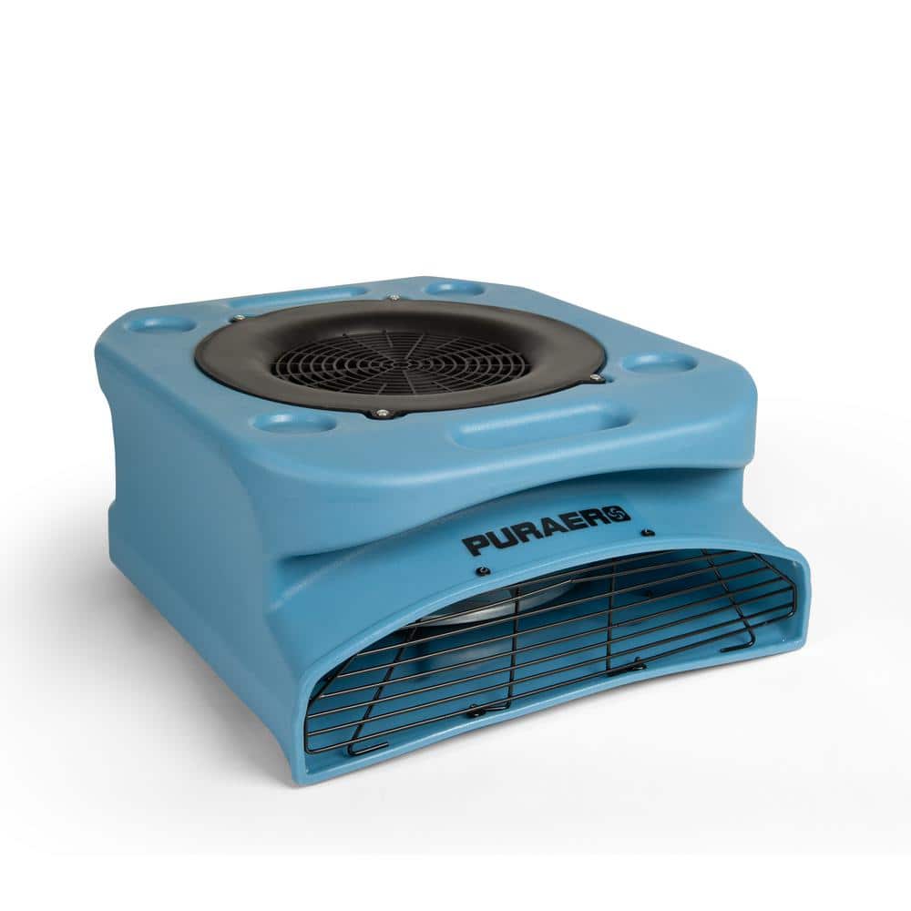 XPOWER P-630HC 1/2 HP Air Mover with Telescopic Handle & Wheels & Carpet Clamp