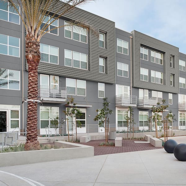 5 gal. #PPF-49 Platinum Gray Semi-Gloss Exterior Paint