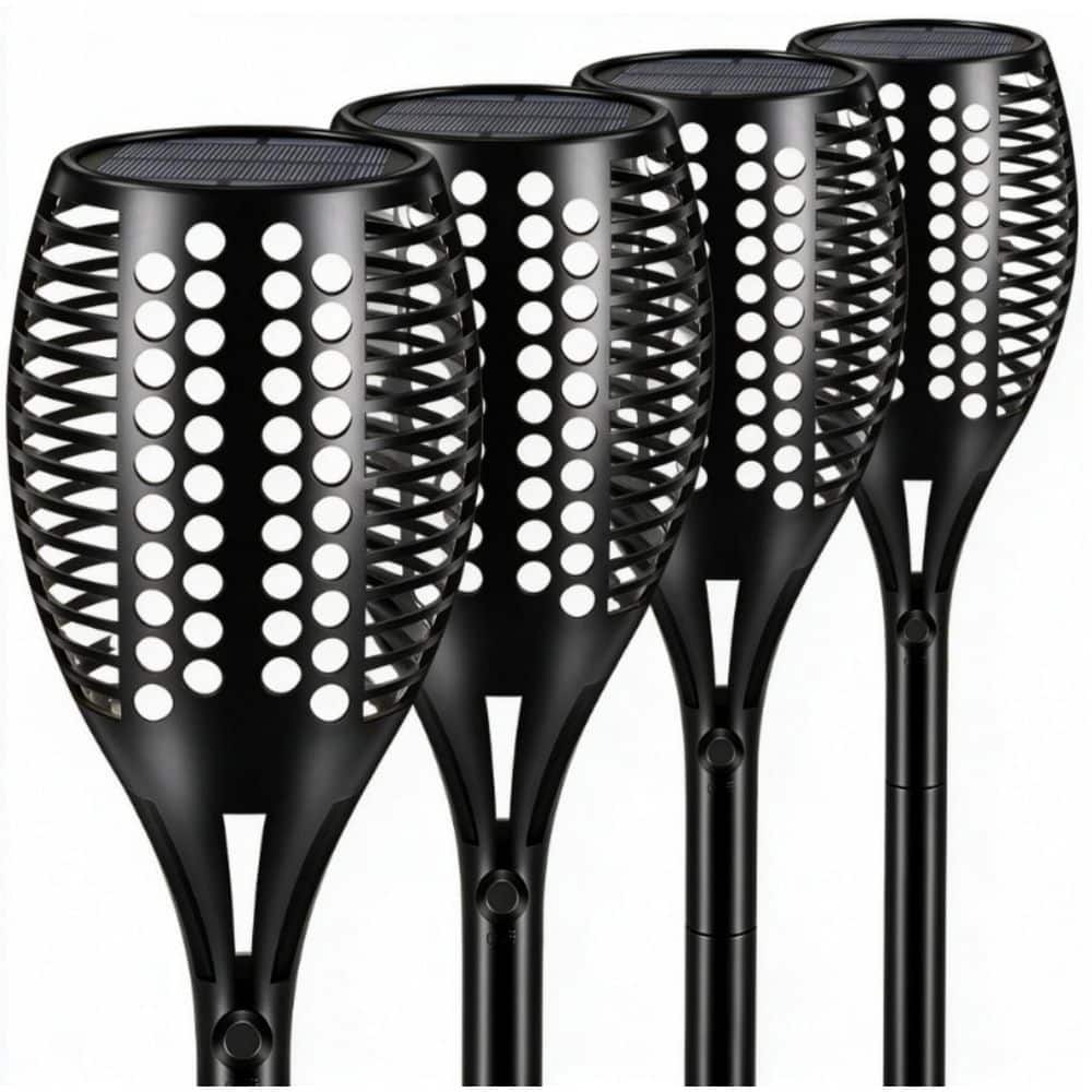 43 in. Larger Garden Torch Lights with Waterproof Design for Garden Pathway and Patio Landscape Decorations (4-Pack) price history on PriceWatchPro