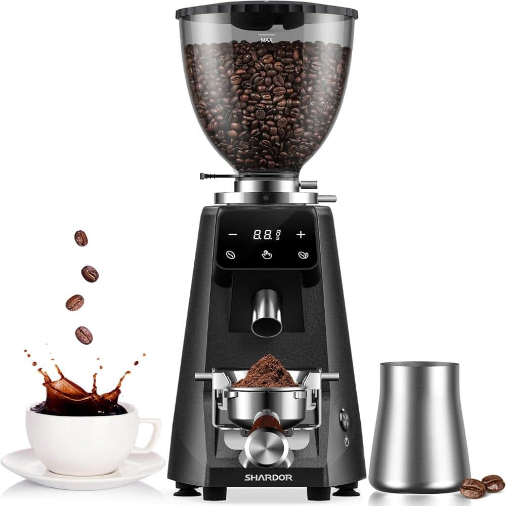 64mm Burr Coffee Grinder, Electric Espresso Coffee Grinders for Home Use with Commercial-Grade Precision price history on PriceWatchPro