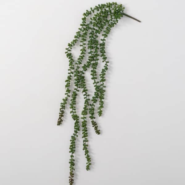 SULLIVANS 39" Artificial Hanging Green Succulent Spray