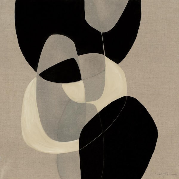 Clicart "Gravity III" by Kippi Leonard Unframed Abstract Art Print 72 in. x 72 in.