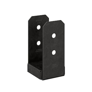 Outdoor Accents Avant Collection ZMAX, Black Powder-Coated Post Base for 4x4 Nominal Lumber