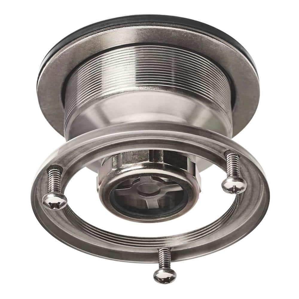Polished Chrome Brass Duostrainer Sink Strainer with Removable Basket