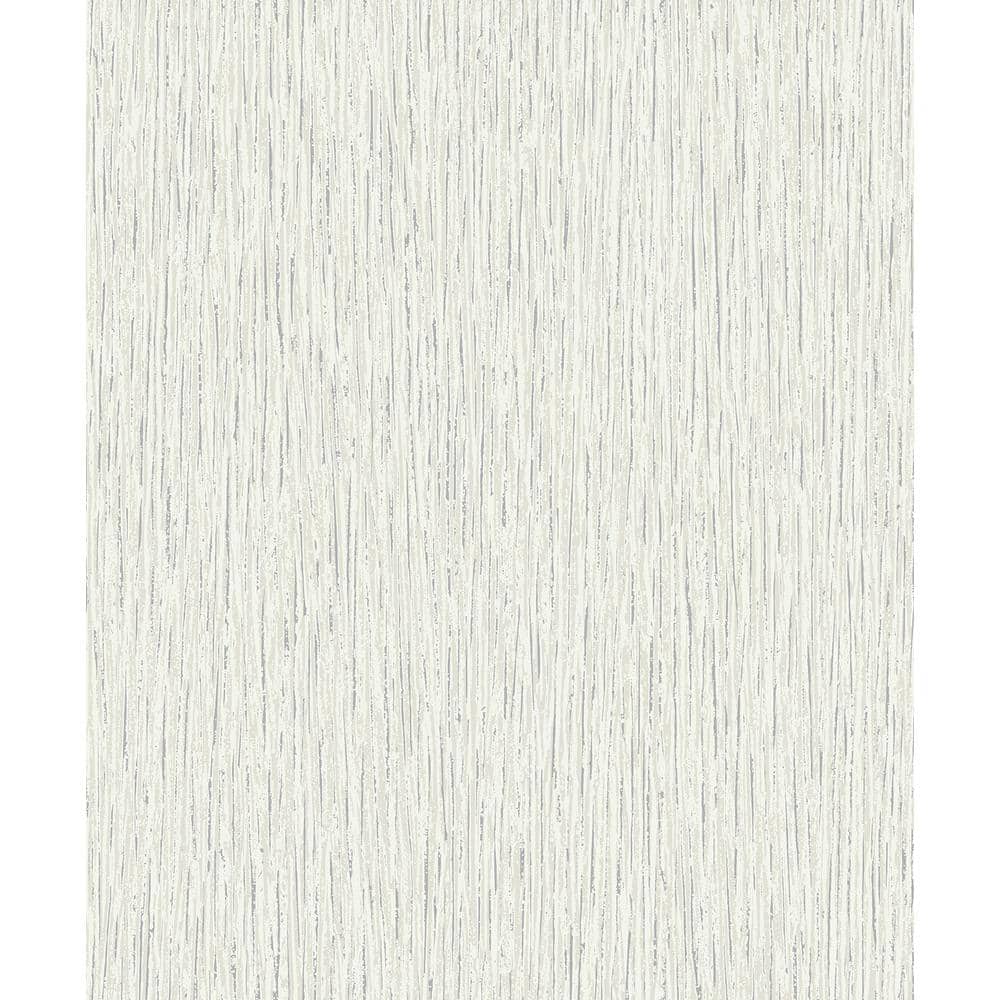 Seabrook Designs Snowflake Verticale Faux Unpasted Paper Nonwoven Wallpaper Roll 57.5 sq. ft