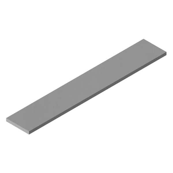 Keyport Shaker 6 in. W x 0.75 in. D x 36 in. H in Charcoal Solid Wood Cabinet Filler