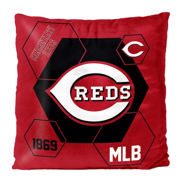 THE NORTHWEST GROUP MLB Reds Connector Velvet Reverse Pillow