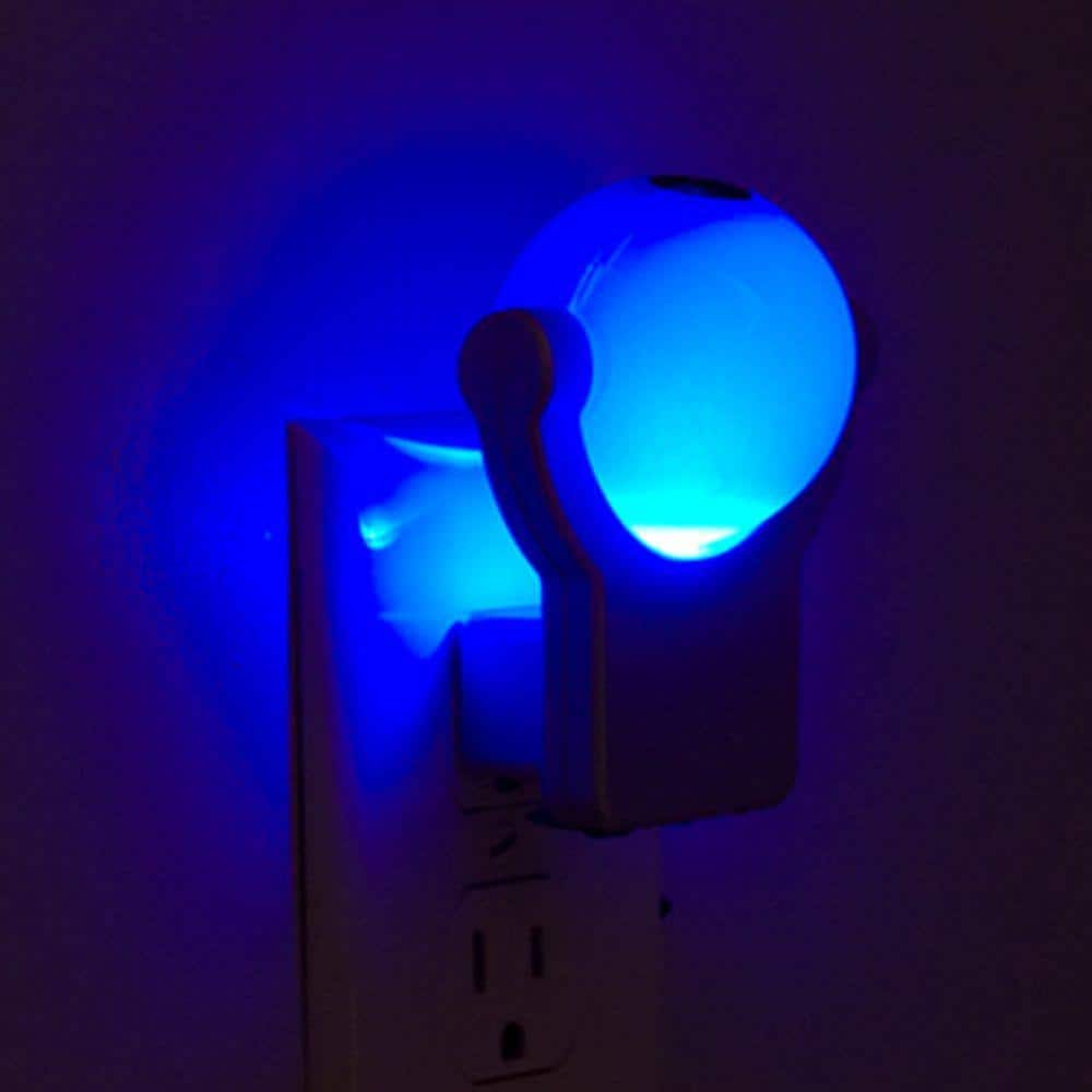 Tropical Fish LED Blue and Silver Night Light Projector