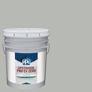 SPEEDHIDE Pro EV Zero 5 gal. PPG1009-4 Gray Stone Flat Interior Paint