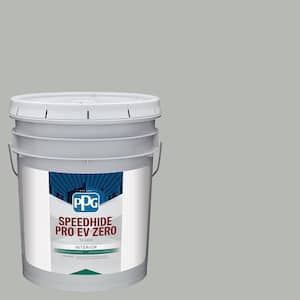 Speedhide Pro EV Zero 5 gal. PPG1009-4 Gray Stone Semi-Gloss Interior Paint