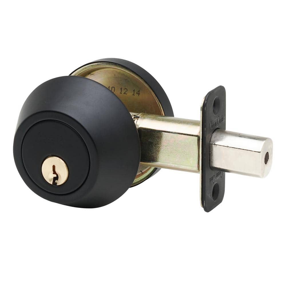 Single Cylinder Black Deadbolt price history on PriceWatchPro