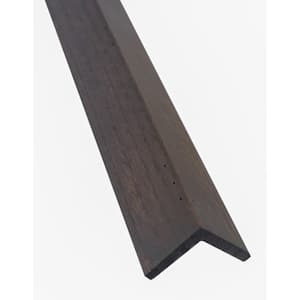 Slate 48 in. Outside Corner Peel and Stick Wall Applique Panel