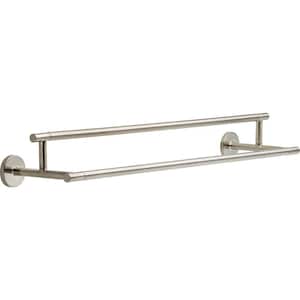 Trinsic 24 in. Double Towel Bar in Brilliance Stainless