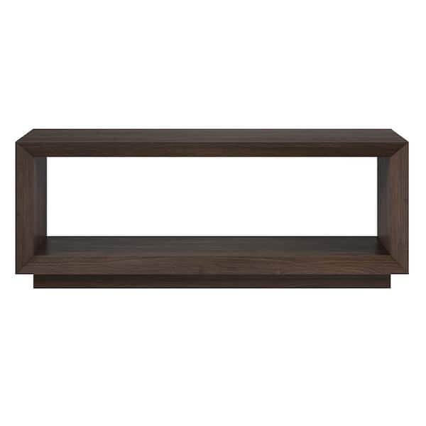 Meyer&Cross Tannen 47.5 in. Alder Brown Rectangle MDF Top Coffee Table
