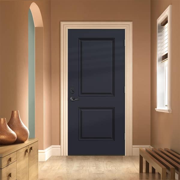 JELD-WEN Smooth-Pro 36 in. x 80 in. 2-Panel Left-Handed