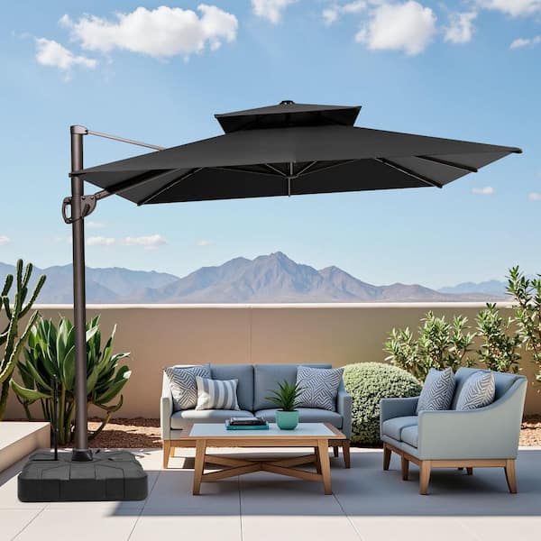 7.5ft patio umbrella Autlaycil 7.5ft Tiki Patio Umbrella Thatch Outdoor Umbrella
