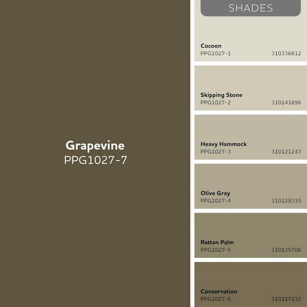 明泉グレープシード　8,9 Glidden Premium 5 gal. PPG1027-7 Grapevine Semi-Gloss Interior