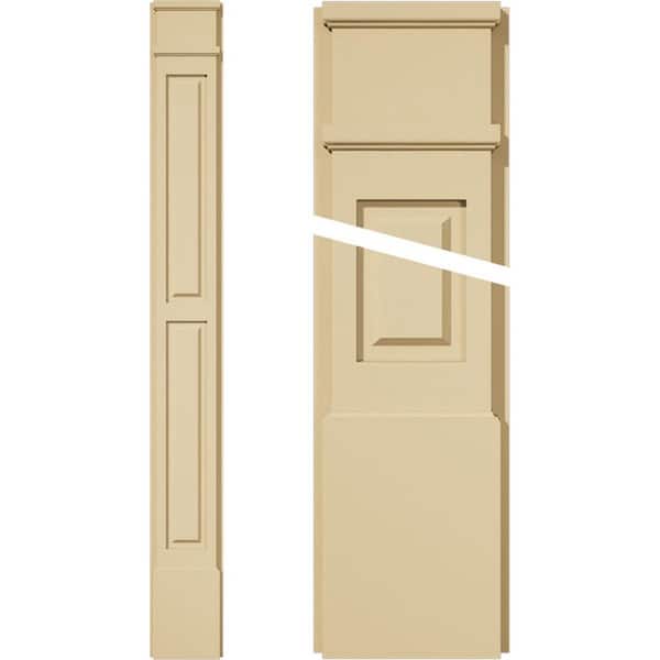 Ekena Millwork 2 in. D x 8 in. W x 72 in. L Primed Polyurethane Pilaster 1- Pack