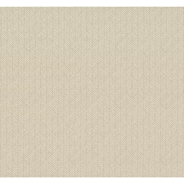Ronald Redding Tan Paper Unpasted Matte Wallpaper Woven Texture 27 in. x 27 ft.