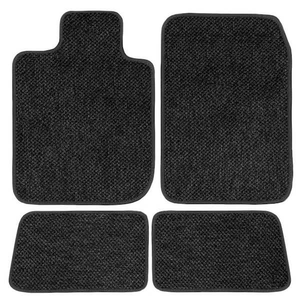 GGBAILEY Jeep Grand Cherokee Charcoal All-Weather Textile Carpet Car Mats, Custom Fit for 2011-2020 - Driver, Pass, Rear Mats