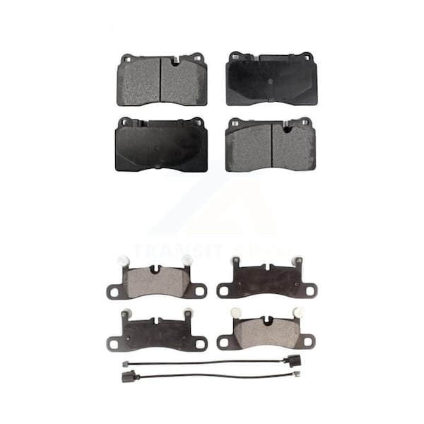TEC Front Rear Ceramic Brake Pads Kit For Volkswagen Touareg With 330mm Diameter Rotor KTC-100088