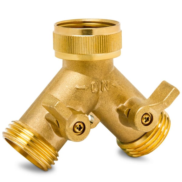 Garden Water Connector 2 Way Details about   LUEXBOX Y Hose Splitter Quick Fittings Double 