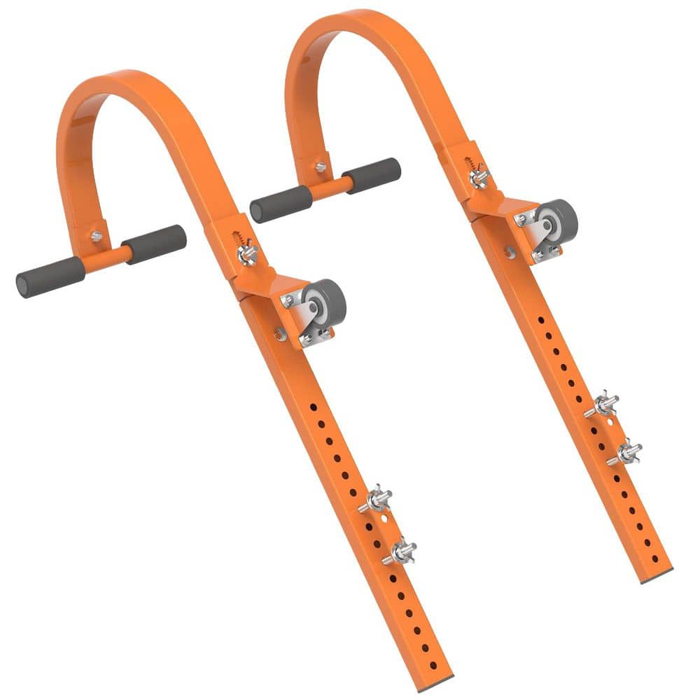 2 Ladder Roof Hook with Wheels, Heavy Duty Steel Ladder Hooks with Grip T-Bar, 550 lb. Weight Capacity, Easy Access price history on PriceWatchPro