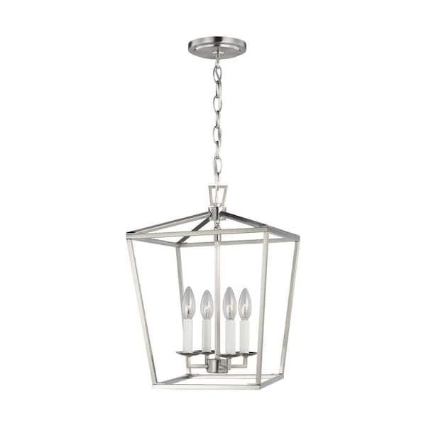 Generation Lighting Dianna Small 4-Light Brushed Nickel Island Pendant Light