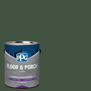 1 gal. PPG1134-7 Pine Forest Satin Interior/Exterior Floor and Porch Paint